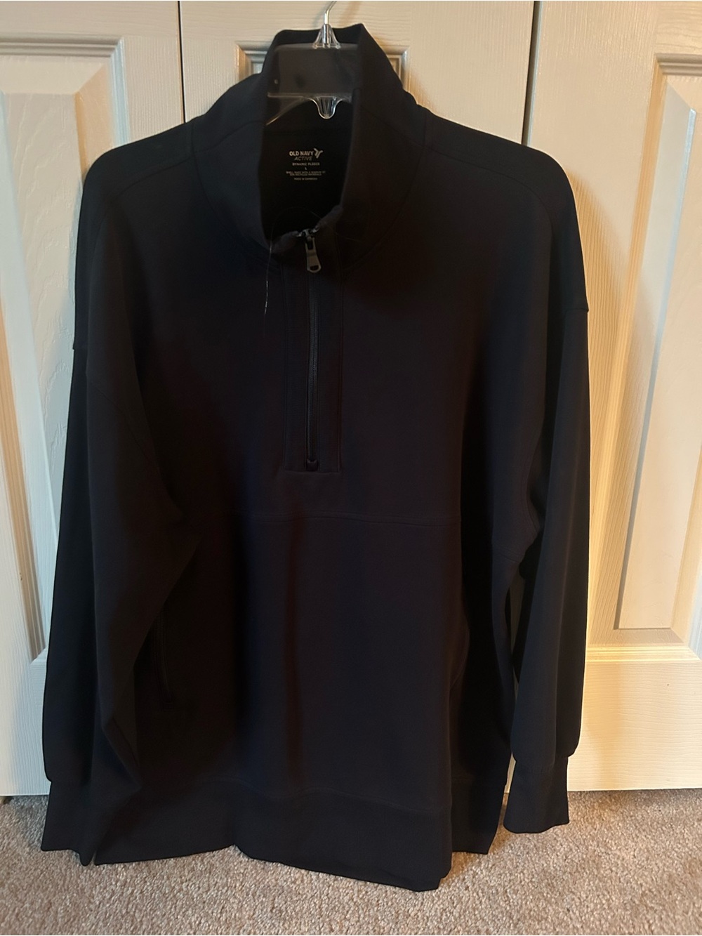 Old Navy Active Dynamic Fleece / Black Quarter-Zip